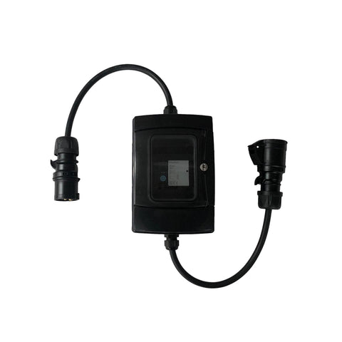 Black heavy duty Wi-Fi control switch (230/415v, 16A/32A options)