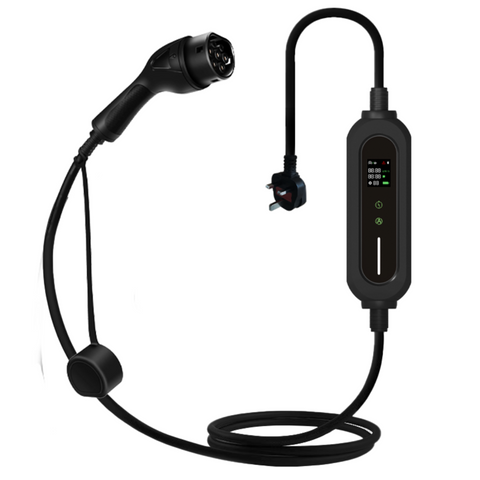 Advanced EV type 2 portable granny chargers 5m, 10m, 15m, 20m 25 & 30m