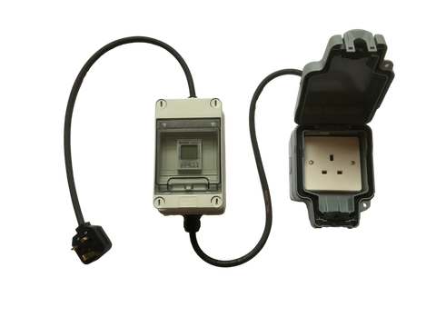 13A kWh MID approved meter for measuring EV charging or hot tub use