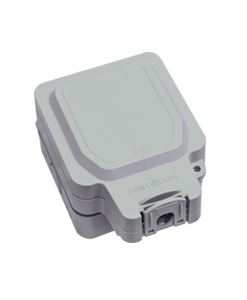 Hamilton IP66 high quality outdoor single socket, ideal for EVs and hot tubs.