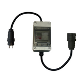Heavy duty plug in Wi-Fi controller with contactor, suitable for inductive loads. 230v, 16A with European Schuko connectors. Tuya Smart Life