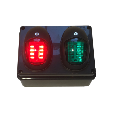 COVID19 shop retail footfall capacity remote control surface or A frame mounted traffic light system