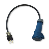 Tesla compatible travel adaptors to enable Tesla UMC with a 230v 16A IEC60309 commando plug to be used with a 16A Swiss sockets.