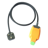 13A UK extension lead with H07RN-F rubber cable, Permaplug and weatherproof IP54 socket.