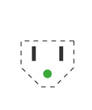 Connect an American 3 pin NEMA 5-15 (Type B) plug to a UK 13A socket