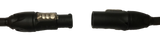 Robust connector to enable extension leads to be passed through a letterbox