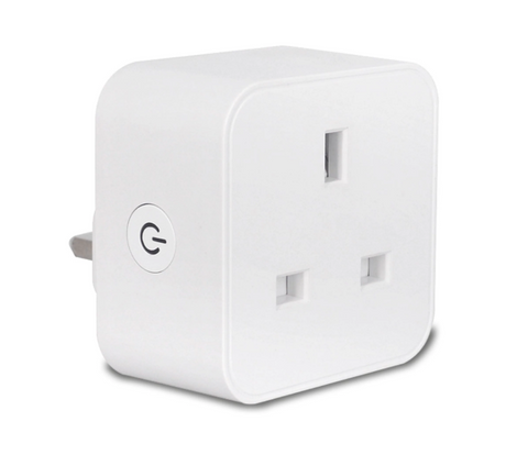 Wi-Fi controlled plug with power monitoring