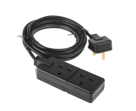 13A 2 gang extension lead (RCD options)
