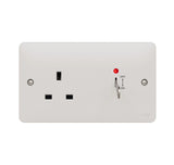 13A EV double plate sockets compliant with BS 1363-2 EV