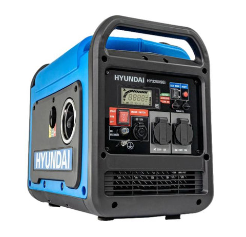 Hyundai HY3250SEi petrol inverter generator 3.2kW with electric start