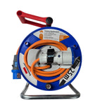 16A 230v premium motorhome hook up cable reel compatible with the VW California