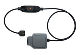Inline RCD, EV granny charger 13A weatherproof extension lead. H07RN-F rubber cable.