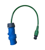 Ambulance/emergency vehicle shoreline power adaptors
