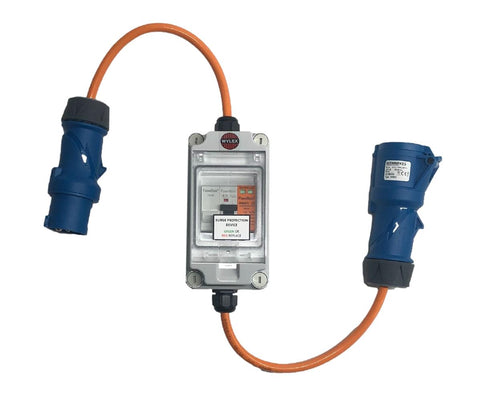 Camper caravan 230v 16A IEC60309 commando plug in surge protector