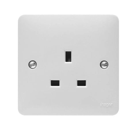 13A EV single sockets compliant with BS 1363-2 EV