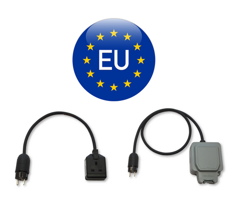 Adaptors to use a UK EV granny charger in Europe