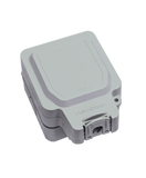 Hamilton IP66 high quality outdoor single socket, ideal for EVs and hot tubs.