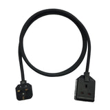 13A UK extension lead with H07RN-F rubber cable, Permaplug connectors and RCD plug. Ideal for electric vehicle EV charging and other heavy duty uses
