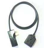 13A UK extension lead with H07RN-F rubber cable, Permaplug connectors and RCD plug. Ideal for electric vehicle EV charging and other heavy duty uses