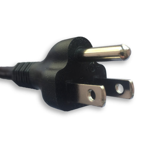 Travel adaptor to use an American US NEMA 5-15 plug with a UK 13A socket.
